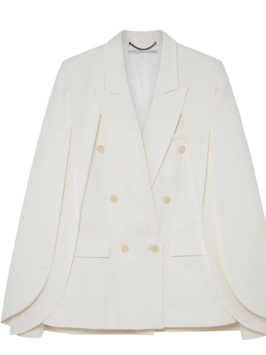 Women blazer cape-style Stella McCartney wool-blend 0501